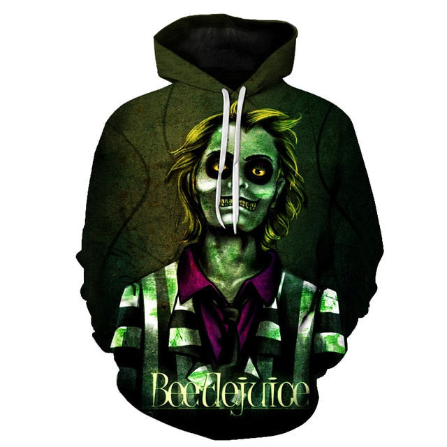 3D Print Wound Horror Blood Hoodies Sweatshirts Women Men I'M FINE Letter Hoodie Jumper Tracksuit Pullover Cosplay Women Tops-9
